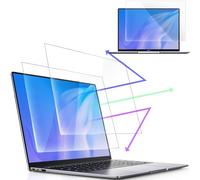 2 unidades de protección de pantalla para 16 pulgadas, 16:10, aspecto antiluz, azul, película protectora de pantalla premium para pantalla PC, antirreflejos, protector de pantalla para ordenador