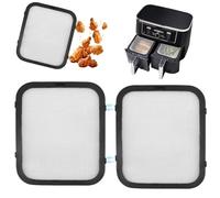 2 unidades de protección magnética contra salpicaduras para Airfryer Ninja Foodi Max Dual Zone AF400EU y AF451EU, acero inoxidable, protección contra salpicaduras de aire caliente para accesorios