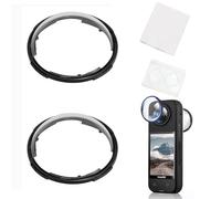 2 unidades de protectores de lente premium para Insta360 x 4 accesorios, para Insta 360 x4 Protector de lente, accesorios de protección de lente giratorio, filtro UV, antiarañazos, protección estándar