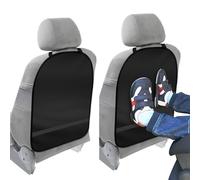 2 unidades de protectores de respaldo para coche, impermeables, Oxford, protección para asiento de coche, protección contra pisadas, asiento trasero para niños, perros, asientos traseros