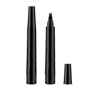 2 unidades de rellenador de barba natural de larga duración, lápiz de estilo de barba a prueba de sudor, para definir y afilar el cabello, la barba y las cejas