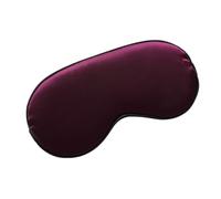 2 unidades de seda sintética antifaz para dormir, antifaz de un solo color, suave, transpirable, para viajes, vendaje de ojos, máscara de noche, antifaz para el alivio de la fatiga, morado oscuro