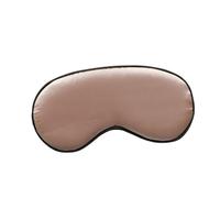 2 unidades de seda sintética antifaz para dormir, antifaz de un solo color, suave, transpirable, para viajes, vendaje de ojos, máscara de noche, para aliviar la fatiga, rosa champán