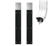 2 unidades de silenciador de desagüe, silenciador, exterior, bajador, reductor de ruido, varios tamaños, material de metal y algodón, solución del de silencioso para agua fuerte