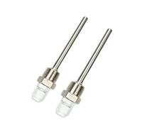 2 Unidades De Sonda De Acero Inoxidable Para Tanques De Agua Carcasa Protectora Sensores De Temperatura Manga De Inmersión De 1/2 Pulgada Herramienta De Medición De Temperatura De 50/100/200/300