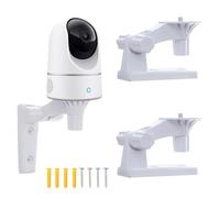 2 unidades de soporte de pared para cámara compatible con Eufy Security Indoor Cam E220, Eufycam 2c/2, cámara de vigilancia Blink Mini Pan-Tilt, rotación de 180°, soporte de pared ajustable, color