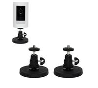2 unidades de soporte magnético de pared compatible con Ring Stick Up Cam/Pro/Ring Outdoor Camera Plus/Eufy/Arlo, soporte magnético con tornillo 1/4, soportes de pared para cámara sin taladrar, color
