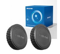 2 Unidades de Tapa de Cuerpo PQ,Compatibles con cámaras de la Serie PK Q: Q, Q10, Q7, Q-S1; Objetivos 01 Standard Prime, 02 Standard Zoom, 04 Toy Lens Wide (P/Q Camera Body Cap)