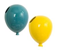 2 Unidades Decoración Pared Colgante Azul Amarillo