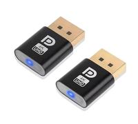 2 unidades Display Port Headless Ghost Display Emulator DP Interfaz DP 4K @60Hz DP-Dummy Plug, EDID emulador de pantalla, para minería, servidores remotos, escritorios virtuales, sin monitor, etc