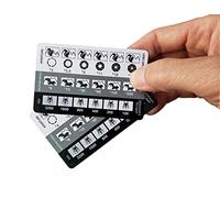 (2 unidades) DSLR/sin espejo Fotografía Cheat Sheets Tarjeta de referencia de tamaño de tarjeta de crédito Cabe en bolsillo/cartera/bolsa de cámara. Apertura, velocidad de obturación, triángulo de exposición y modo manual, para Canon, Sony y Nikon