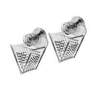 2 Unidades Embudo Alimentador De Acrílico Taza Roja Para Gusanos