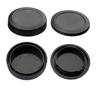 (2 unidades) EOS RF, tapa trasera de lente EOS RF, cuerpo de cámara EOS RF, cubiertas de protección de sensor, tapas de lente trasera RF, compatible con Canon EOS RF Mount cámara sin espejo EOS R EOS