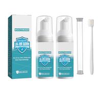 2 Unidades Foam Whitening Toothpaste, Pasta dental Limpiadora, Safe Whitening Toothpaste with Enamel, Removes Deep Spots, Refresca la Boca, Incluye Cepillo de Dientes