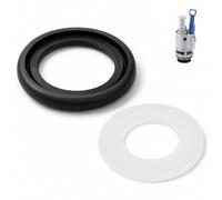 2 unidades Juntas para Cisterna Geberit, Juntas de Descarga WC Kit de Recambio Antigoteo 63x32 mm y 68x46 mm Compatible 816.418.00.1 818.109 240.282.00.1 890.615 Sellado Antifugas Inodoro