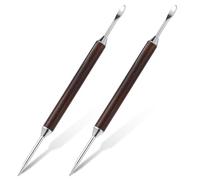 2 unidades Latte Art Pen Latte Art Pen Latte Art Pen Acero Inoxidable Café Arte Bolígrafo Café Latte Art Pen Needle Coffee Tallado Stick para Decorar Cappuccino Latte Café Fancy Stitch Barista