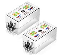 2 unidades LSA módulo de conexión Cat6 y Cat5 blindado caja de conexión, conector LSA para cable de instalación, módulo de conexión para cable Ethernet, cable de red