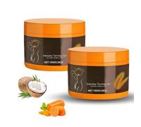 2 unidades Luxury Intensive Tanning Gel Crema Acelerador de bronceado marrón, gel autobronceador rápido para rostro y cuerpo, adecuado para tomar el sol al aire libre