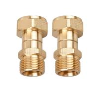 2 unidades M22 14 mm limpiador de alta presión articulado conector de alta presión giratorio adaptador de alta presión limpiador de alta presión