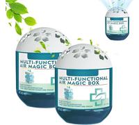 2 unidades Magics Box para eliminar el polvo en interiores, 2026 nueva de magia de aire multifuncional, 120 g de fórmula de extracto de plantas, colector de polvo multifuncional para coche