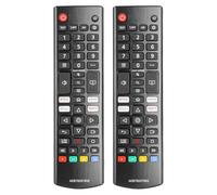 2 Unidades Mando a Distancia AKB76037605 Compatible con LG Smart TV NANO90P NANO95P NANO99P OLED48A1 OLED55A1 OLED65A1 OLED77A1 OLED55G1 Reemplazo Controlador con Netflix PrimeVideo Botones