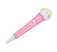 2 Unidades Micrófono Infantil De Plástico Para Fiesta Rosa