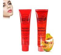 2 Unidades Papaya Ungüento, Unguento alla Papaya, Balsamo Idratante Nutriente per le Labbra alla Papaya, Multifuncional Hidratante Piel Reparación Crema Labial Bálsamo