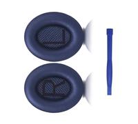 2 unidades / par de almohadillas para auriculares montados en la cabeza, fundas para auriculares de mayor comodidad para QC35, pieza de repuesto de piel sintética