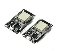 2 unidades para placa de desarrollo esp32 con doble núcleo 240 MHz, WiFi, BT 4 MB para flash y CP2102 USB, microcontrolador IoT adecuado para Smart Home y wearables