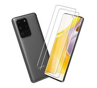 [2 unidades] para Samsung Galaxy S20 Ultra Protector de pantalla de cristal templado Samsung S20 Ultra Protector de pantalla, súper duradero y fácil instalación Protector de pantalla Samsung Galaxy