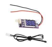 2 unidades para ventilador PWM regulador de temperatura de 12 V 3,3 a con pantalla digital para 4 ventiladores de escritorio de alambre, regulador de velocidad automático para reducir el ruido y