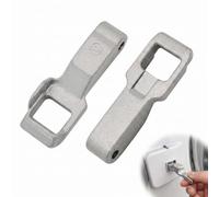 2 Unidades Pestillo de Puerta para Lavadora MFG63099101, Gancho de Cierre Compatible con Lavadoras de Carga Frontal, Repuesto de Cerradura de Puerta de Alta Resistencia, DFS03857