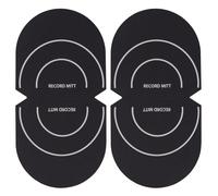 2 unidades por paquete de clips limpiadores de discos de vinilo negro, almohadilla de protección para discos de vinilo