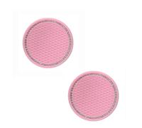 2 Unidades Posavasos para Coche para Kia Sportage KX5 2017 2018 2019 2020 2021 2022, Redondas Posavaso Aislamiento TéRmico Taza Posavaso Tapete Interiores Accesorios,Pink