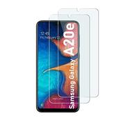 [2 unidades] Protector de pantalla compatible con Samsung Galaxy A20e Protector de pantalla de vidrio laminado 9H Duro Tempered Glass Crystal Clear Antiarañazos Protector de pantalla