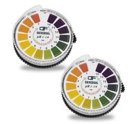 2 unidades Prueba de pH Universal Papel Indicador Rodillo Medida Rango Completo 0-14, 10m pH Metro Prueba de pH Piscina, Probador de pH 16.4 ft/Rodillo para Acuarios Saliva Agua Prueba de Suelo