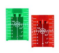 2 unidades reflector láser objetivo, accesorios láser niveladores, accesorios para techo, placa de destino láser, receptor láser, accesorios de medición láser, distancia de diana láser, para mejorar