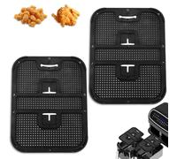 2 unidades reutilizables de silicona antisalpicaduras de silicona para freidoras de aire caliente Ninja AF400 AF451 DZ401, protección contra salpicaduras para freidoras para proteger