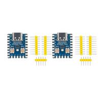 2 unidades RP2040-Zero, Compact Microcontroller Development Board, basado en el procesador Raspberry-Pi 2040 Dual Core ARM Cortex M0+, compatible con C/C++/Python Development (con pines sin soldadura)
