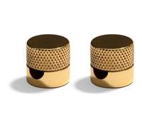 2 unidades - Sarè Fijación a pared, pasacables de metal para cable textil - Latón