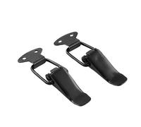 2 unidades seria parachoques de coche negro universal tronco -lodo trampilla cubierta liberación enganche kit tapa cerradura coche kit 80 x 26,7 mm
