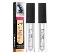 2 Unidades Serum de Pestañas, Serum Alargador y Crecimiento de Pestañas y Cejas, Stereoscopic Fibrous Eye Black Mascara, Fórmula Nutritiva para Pestañas y Cejas de Aspecto más Largo