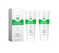 2 Unidades Soothing Sunscreen SPF50+, Ácido Hialurónico y Centella Asiática, Protector Solar Hidratante, Physical Sunscreen, Hidratante y Nutritivo, Ligero y no Graso, Apto para Todo Tipo de Pieles