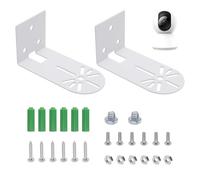 2 Unidades Soporte Camara Vigilancia Soporte de Pared para Eufycam 2c/2 | Accesorio de Vigilancia, Metal Resistente, para Eufy Security Indoor CAM E220, Incluye 1 Destornillador Phillips