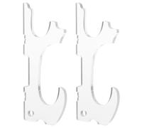 2 Unidades Soporte De Acrílico Para Estante Pared Transparente