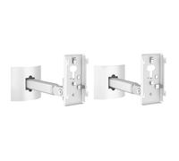 (2 unidades) Soporte de pared y techo para altavoz Bose UB-20, UB-20 Series II, WB-50 II, serie Lifestyle, serie Soundtouch, ángulo ajustable para altavoces - Blanco