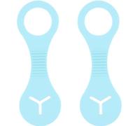 2 Unidades Soporte para Bolsas de Excrementos Caninos, Dispensador de Bolsas para Correa de Perro Manos Libres, Portabolsa para Cachorros, Accesorios para Correa de Perro (Azul, M)