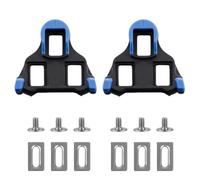 2 unidades SPD SL Cleats para bicicleta compatibles con Shimano - BH12 / SH12 2° Float para zapatos de carretera - Placas de bloqueo de repuesto para pedales SPD-SL para zapatos de 3 agujeros (azul)