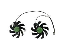 2 unidades T129215SH, T129215BU, ventilador VGA dual, enfriador de GPU, para HP GTX1080 8G OEM, para PowerColor RX5700 RX 6700 XT, para tarjetas de video gráficas (T129215SH)