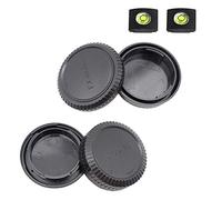 [2 Unidades] Tapa Cuerpo Frontal y Trasera Lente para Objetivo Fujifilm X-T5 X-T4 X-T3 X-S20 X-S10 X-T50 X-T30 III II XT30 X-T20 X-T10 X-M5 X-E5 X-E4 X-H2 X-H2S X-T200 XT100 Más Fujinon Montura X